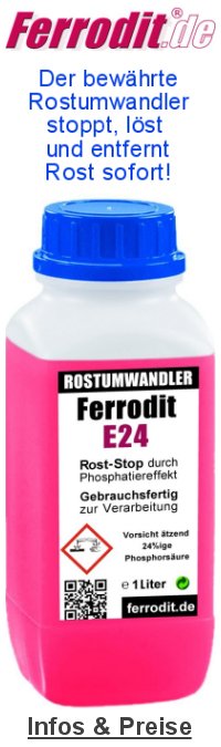 Ferrodit E24 - Der beste Rostumwandler im Test